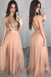 sexy-plunging-v-neck-sequin-blush-prom-gown