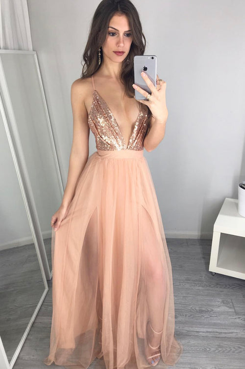 sexy-plunging-v-neck-sequin-blush-prom-night-gown