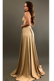 sexy-v-neckline-a-line-champagne-bridesmaid-gown-with-side-slit-1