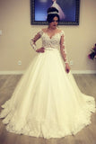 sheer-lace-long-sleeves-wedding-dress-with-appliqued-train-1