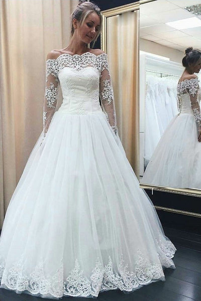 sheer-lace-long-sleeves-wedding-dresses-with-buttons-back-1
