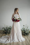 sheer-long-sleeves-lace-modest-bride-dress-wedding-2018-novia