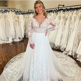    sheer-long-sleeves-wedding-gown-with-full-lace-train-1