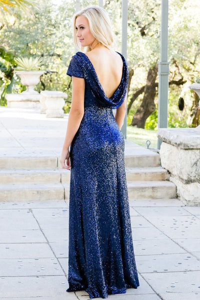short-sleeves-blue-sequin-bridesmaid-dresses-with-draped-back-1