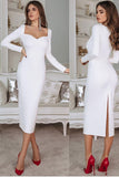 short-white-prom-gown-with-full-sleeves