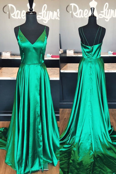 side-slit-maxi-long-green-prom-dresses-with-spaghetti-straps