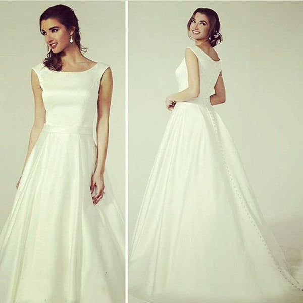 simple-and-sweet-satin-wedding-dress-with-buttons-down-1