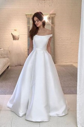 simple-satin-bridal-dress-off-the-shoulder-vestido-de-noiva