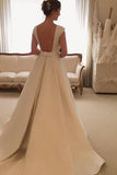 simple-satin-bridal-gown-with-cap-sleeves-1