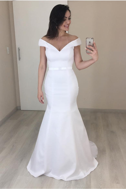 simple-satin-mermaid-wedding-gown-with-off-the-shoulder