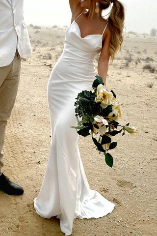 white slim fit wedding dress Sweetheart Slim Fit with Pleated Waist Elegant Princess Wedding Dress US6 / Ivory