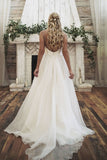 simply-satin-backless-forest-themed-wedding-dresses-with-organza-skirt-2
