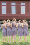 single-shoulder-purple-chiffon-short-bridesmaid-dress-under-100-1