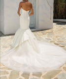 sleek-satin-mermaid-wedding-dress-with-jewelry-belt-2