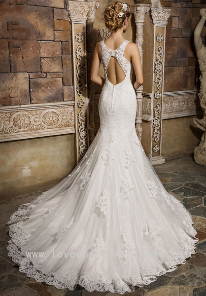 sleeveless-appliques-lace-wedding-gowns-mermaid-vestido-de-boda-1