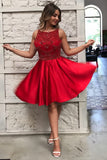 sleeveless-bead-red-homecoming-dress-satin-skirt-vestido-de-fiesta