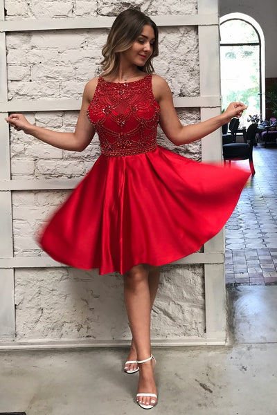 sleeveless-bead-red-homecoming-dress-satin-skirt-vestido-de-fiesta