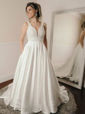 sleeveless-crystals-ivory-satin-wedding-dresses-with-pockets