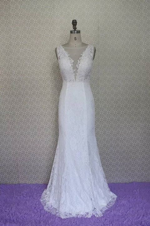 sleeveless-lace-wedding-dress-with-illusion-v-neckline