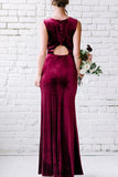 sleeveless-long-burgundy-bridesmaid-dresses-2021-1