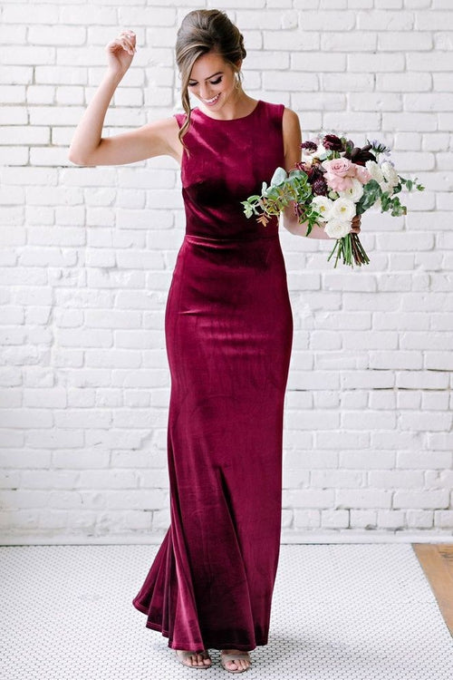 sleeveless-long-burgundy-bridesmaid-dresses-2021