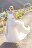 sleeveless-rustic-wedding-dresses-with-chiffon-skirt-2