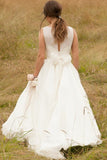 sleeveless-simple-outside-wedding-gowns-with-sheer-neckline-2