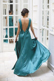 sleeveless-stretchy-satin-evening-long-dress-with-ribbon-back-1