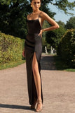 slim-black-long-prom-dress-high-slit-side