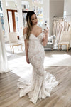 slim-fit-lace-dress-for-bride-off-the-shoulder