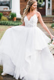 spaghetti-straps-tulle-bride-dresses-with-lace-bodice