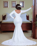 spandex-white-mermaid-wedding-gowns-long-sleeves-1