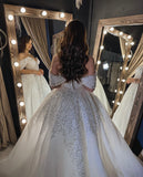 sparkling-beaded-wedding-dress-with-detachable-train-in-dubai-3