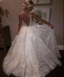 sparkling-sequin-wedding-dresses-with-v-neckline-2