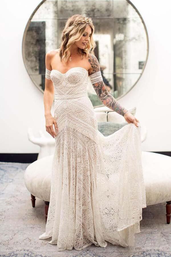 25 Trendy Detailing Ideas For Boho Wedding Dresses - Weddingomania