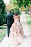 strapless-blush-ball-gown-wedding-dress-with-ruffles-organza-skirt-2