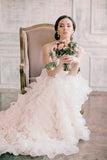 strapless-lace-wedding-gown-with-tiered-organza-skirt-1