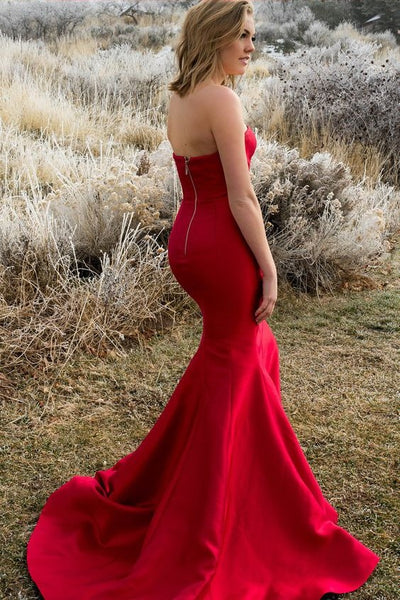 strapless-satin-backless-red-prom-dresses-mermaid-style-1