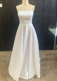 strapless-satin-bridal-dresses-with-jewelry-sash-3