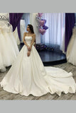 strapless-satin-bridal-gown-with-detachable-lace-top-1
