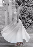 strapless-satin-high-low-wedding-dress-backless-2