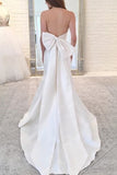 strapless-satin-mermaid-bridal-gown-with-bow-back-1