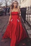 strapless-satin-red-evening-dress-with-rhinestones-pockets