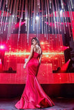 strapless-satin-red-evening-dresses-with-mermaid-skirt-1