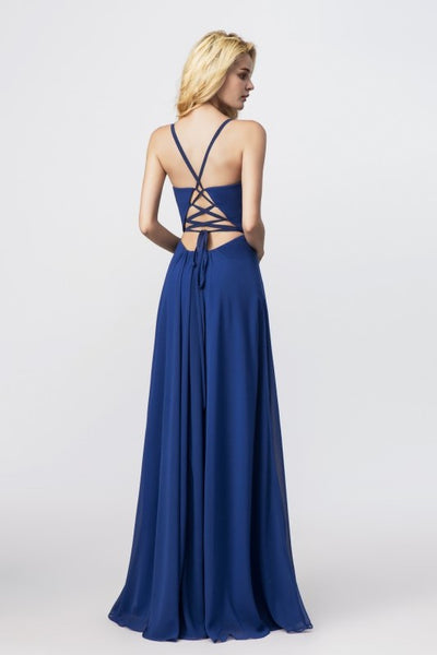 strappy-blue-chiffon-prom-gowns-with-plunging-neckline-1