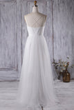 straps-white-boho-wedding-dress-with-lace-tulle-skirt-1
