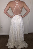 striped-lace-outdoor-wedding-gown-with-x-back-1