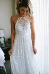 striped-lace-outdoor-wedding-gown-with-x-back