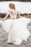 summer-two-piece-wedding-dress-with-lace-separates-top-1