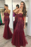 sweetheart-beaded-lace-burgundy-fit&flare-prom-gown-backless